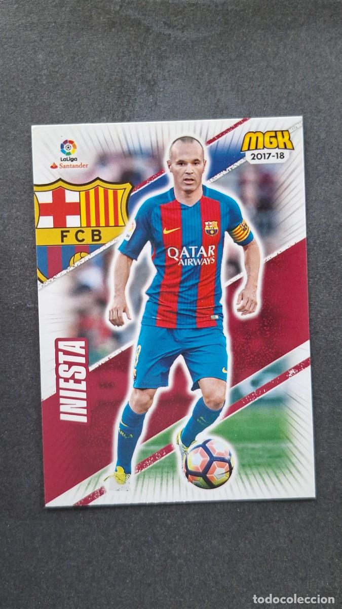 Cromos de f&uacute;tbol: L1 INIESTA F. C. BSRCELONA 94 PANINI MEGACRACKS 2017 2018 17 18