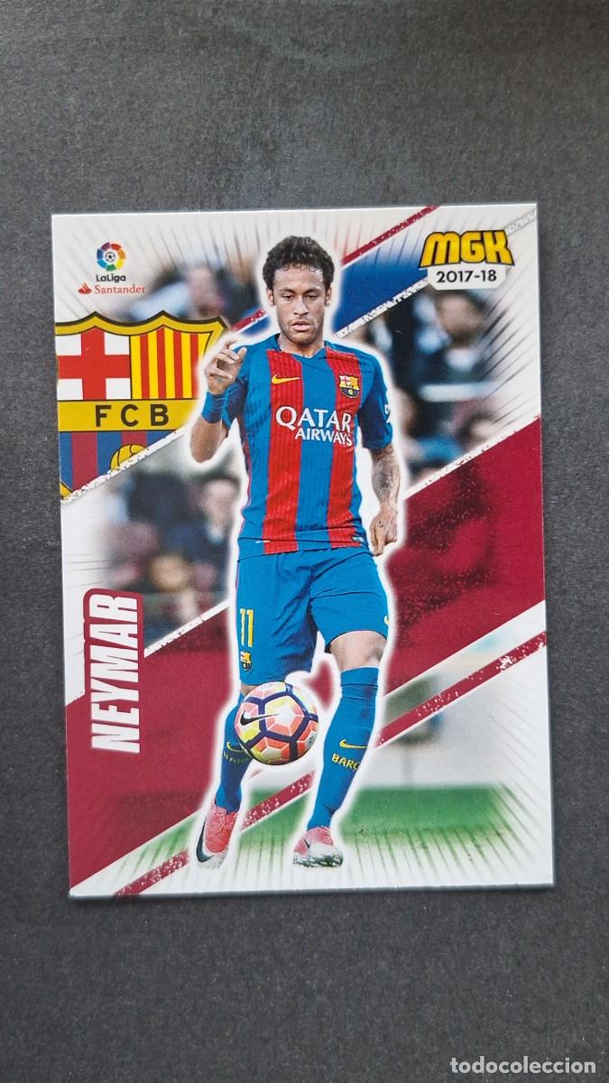 Cromos de f&uacute;tbol: L1 NEYMAR F. C. BSRCELONA 98 PANINI MEGACRACKS 2017 2018 17 18