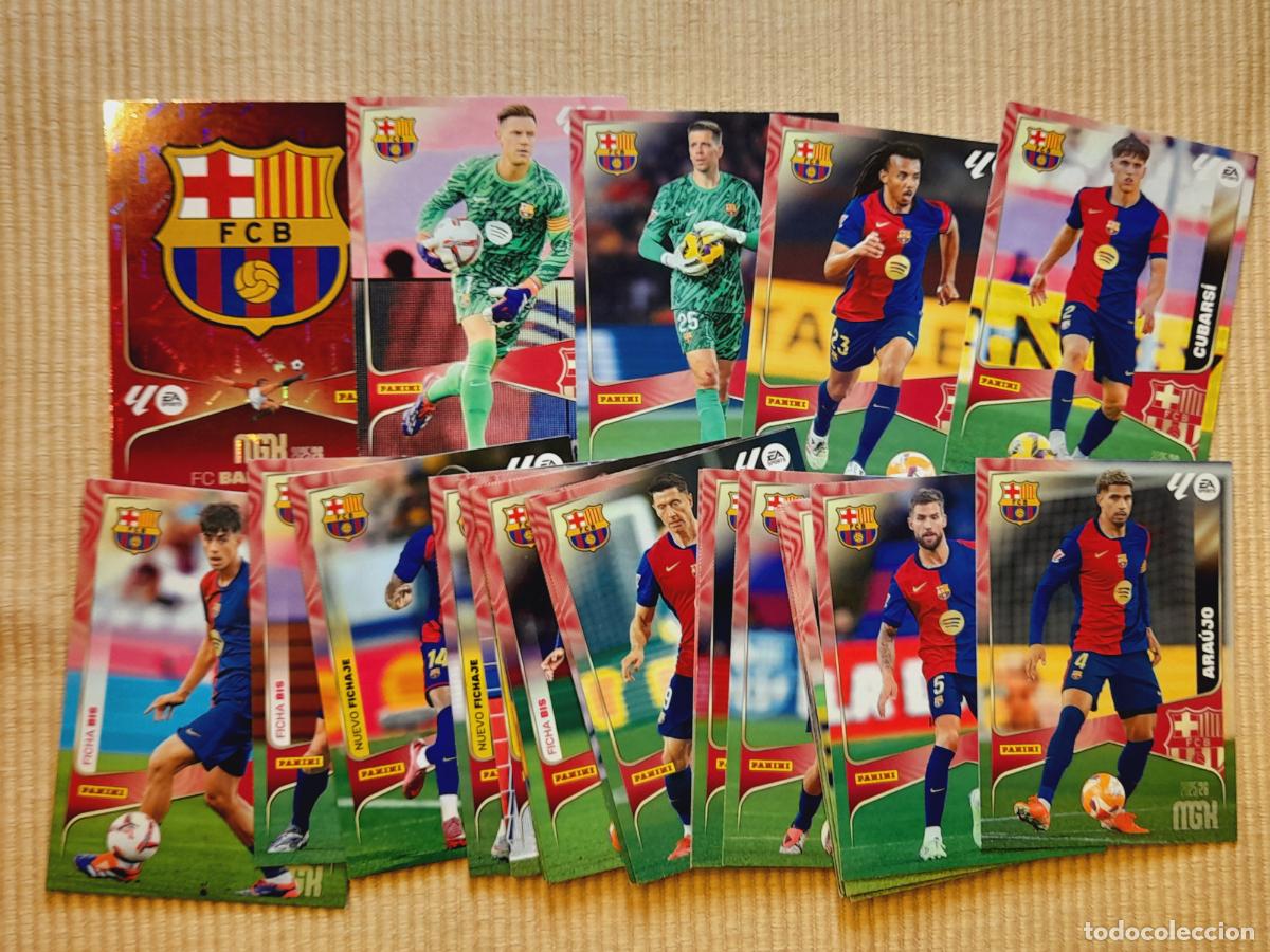 Cromos de f&uacute;tbol: LOTE 26 CARS FC BARCELONA (EQUIPO COMPLETO) LIGA 25-26 (2025 2026) MEGACRACKS MGK