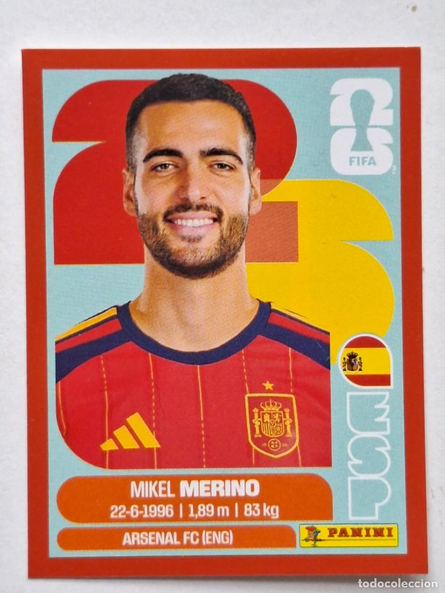 Cromos de f&uacute;tbol: Paralelo Rojo #ESP 14 MIKEL MERINO (Spain) - Panini FIFA World Cup 2026 Sticker