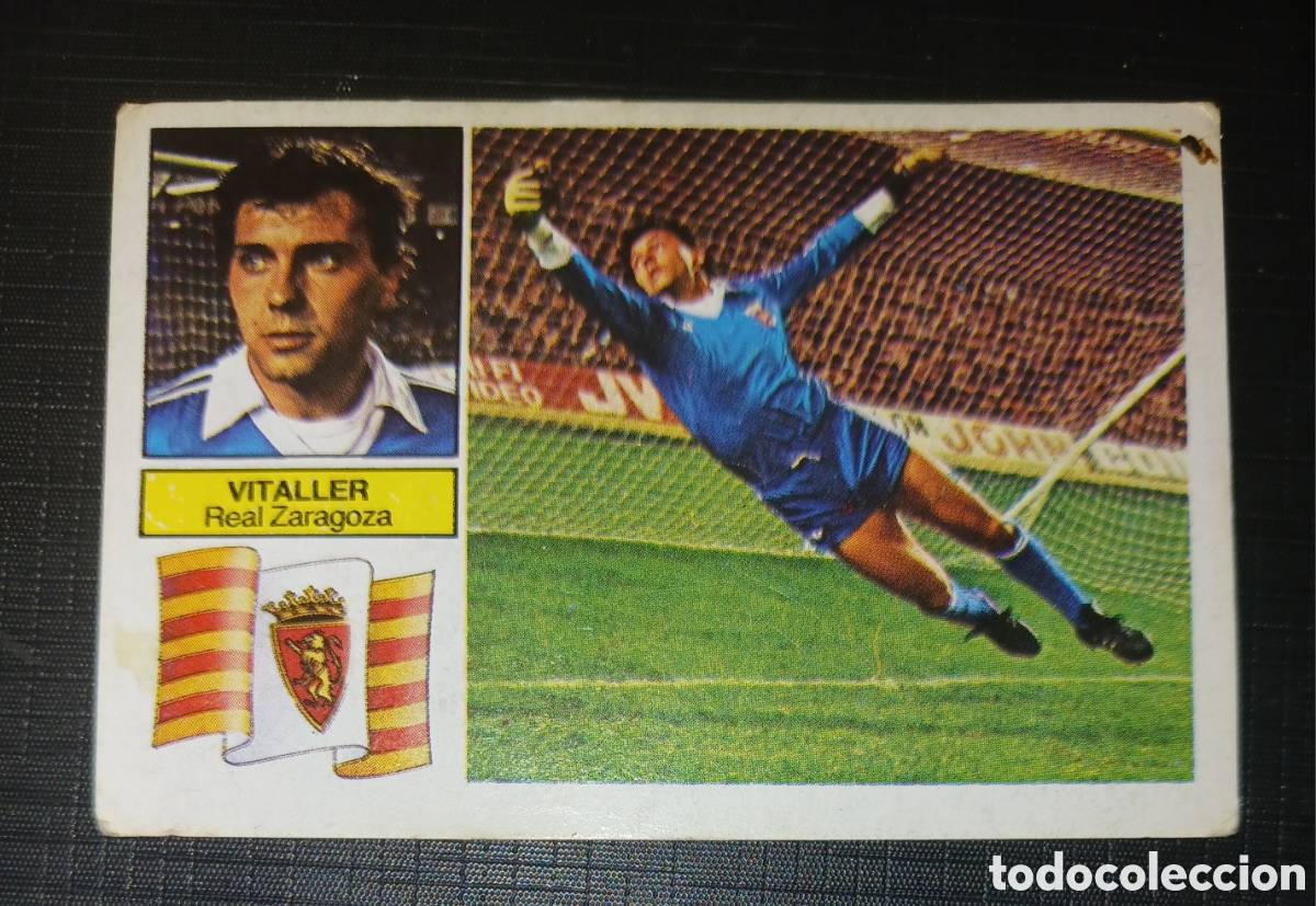 Cromos de f&uacute;tbol: Cromo Vitaller - Real Zaragoza - Liga 82 83 / 1982 1983 - Ed. Este