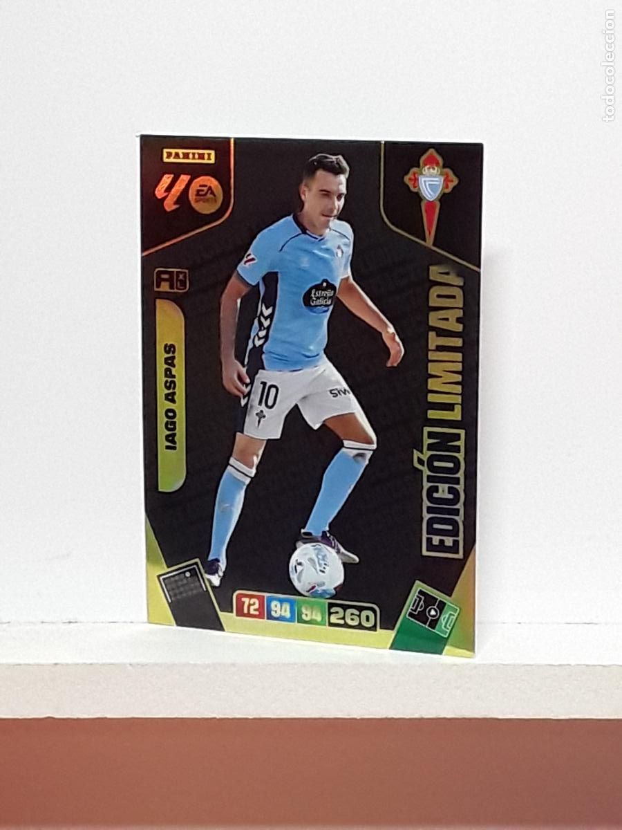 Cromos de f&uacute;tbol: ADRENALYN 2025 2026 25 26 ALBUM PANINI LIGA N LIMITADA CELTA IAGO ASPAS