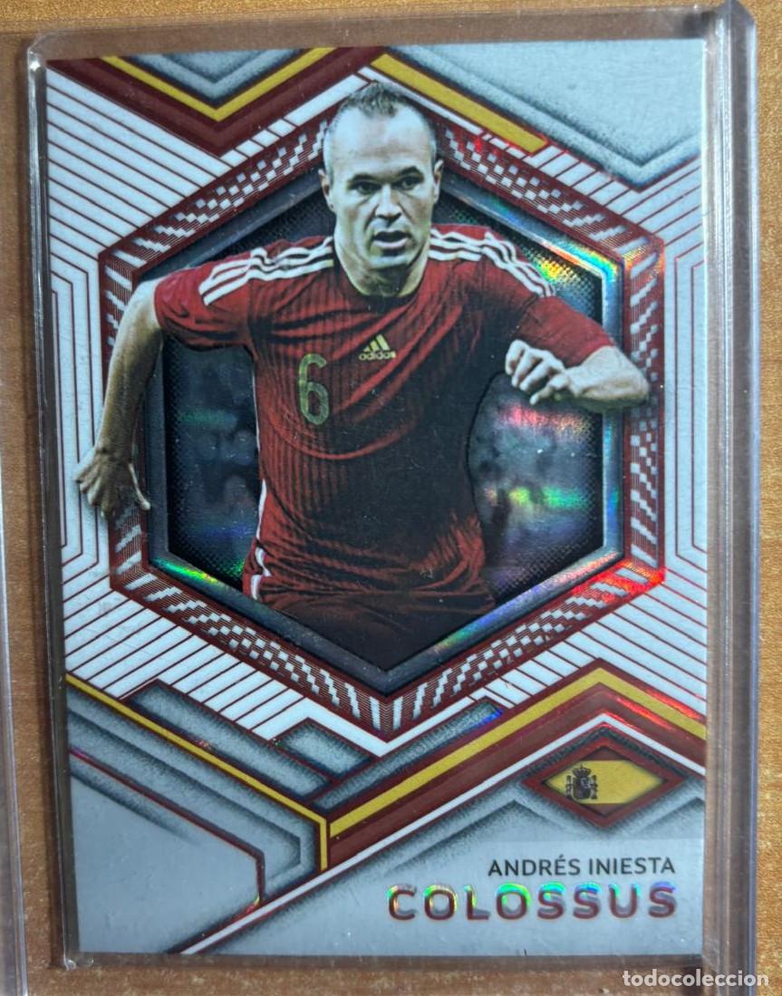 Cromos de f&uacute;tbol: FUTERA PLATINUM ANDR&Eacute;S INIESTA (ESPA&Ntilde;A) NUMERADA /4