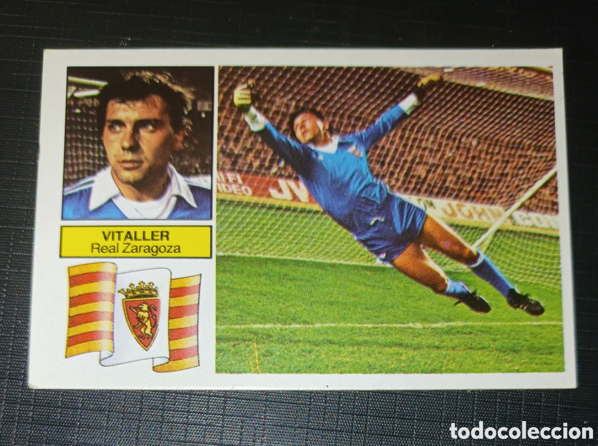 Cromos de f&uacute;tbol: Cromo Vitaller - Real Zaragoza - Liga 82 83 / 1982 1983 - Ed. Este
