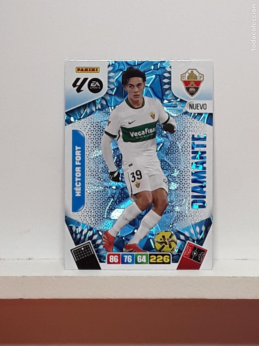 Cromos de f&uacute;tbol: ADRENALYN 2025 2026 25 26 ALBUM PANINI LIGA N LIMITADA ELCHE DIAMANTE HECTOR FORT