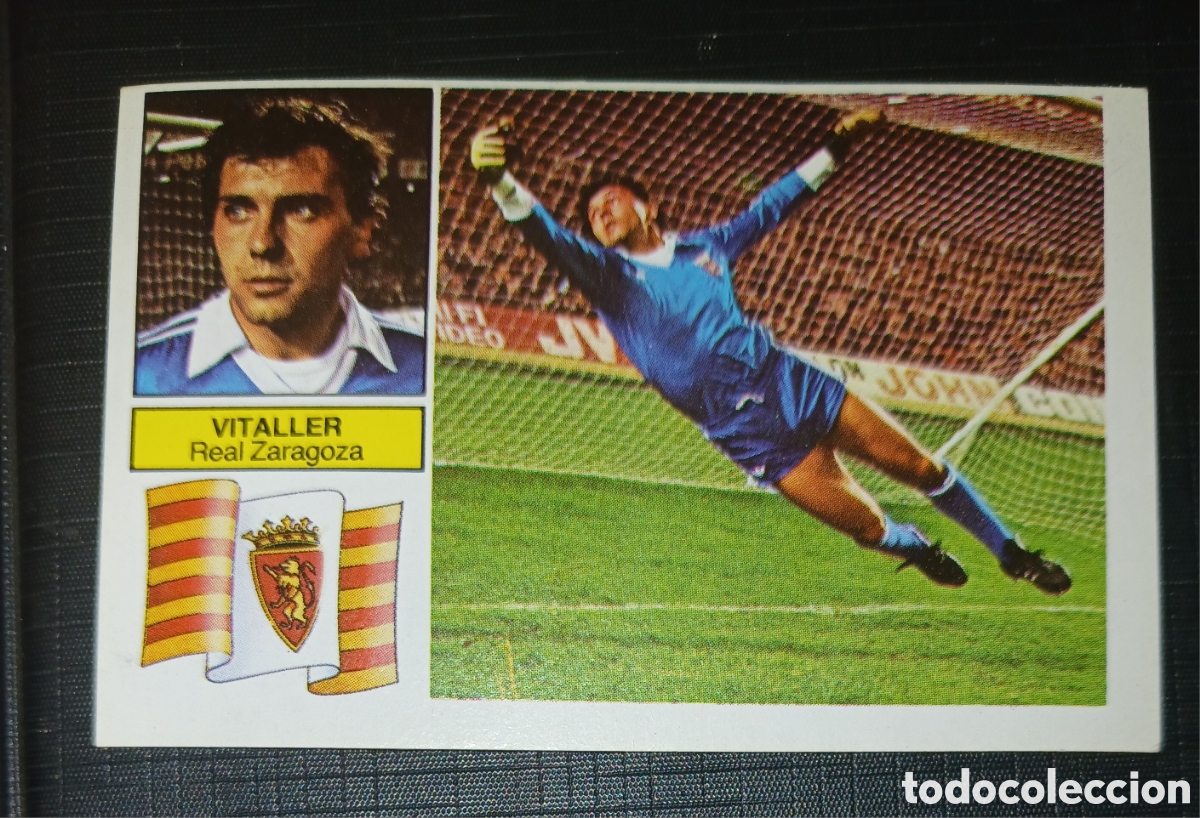 Fu&szlig;ball-Sticker: Cromo Vitaller - Real Zaragoza - Liga 82 83 / 1982 1983 - Ed. Este sin pegar
