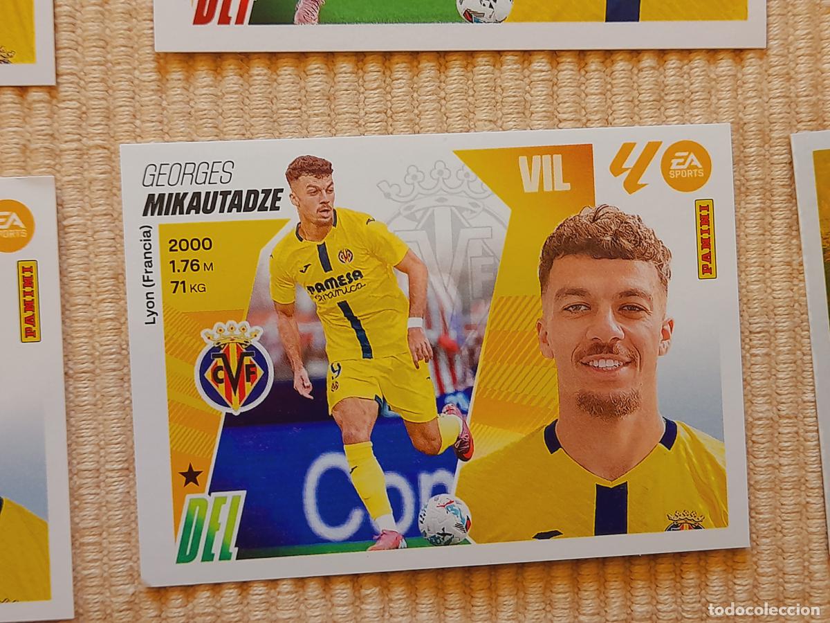 Fu&szlig;ball-Sticker: CROMO 65 MIKAUTADZE (ULTIMOS FICHAJES) VILLARREAL CF LIGA 25-26 2025 2026 ALBUM ESTE