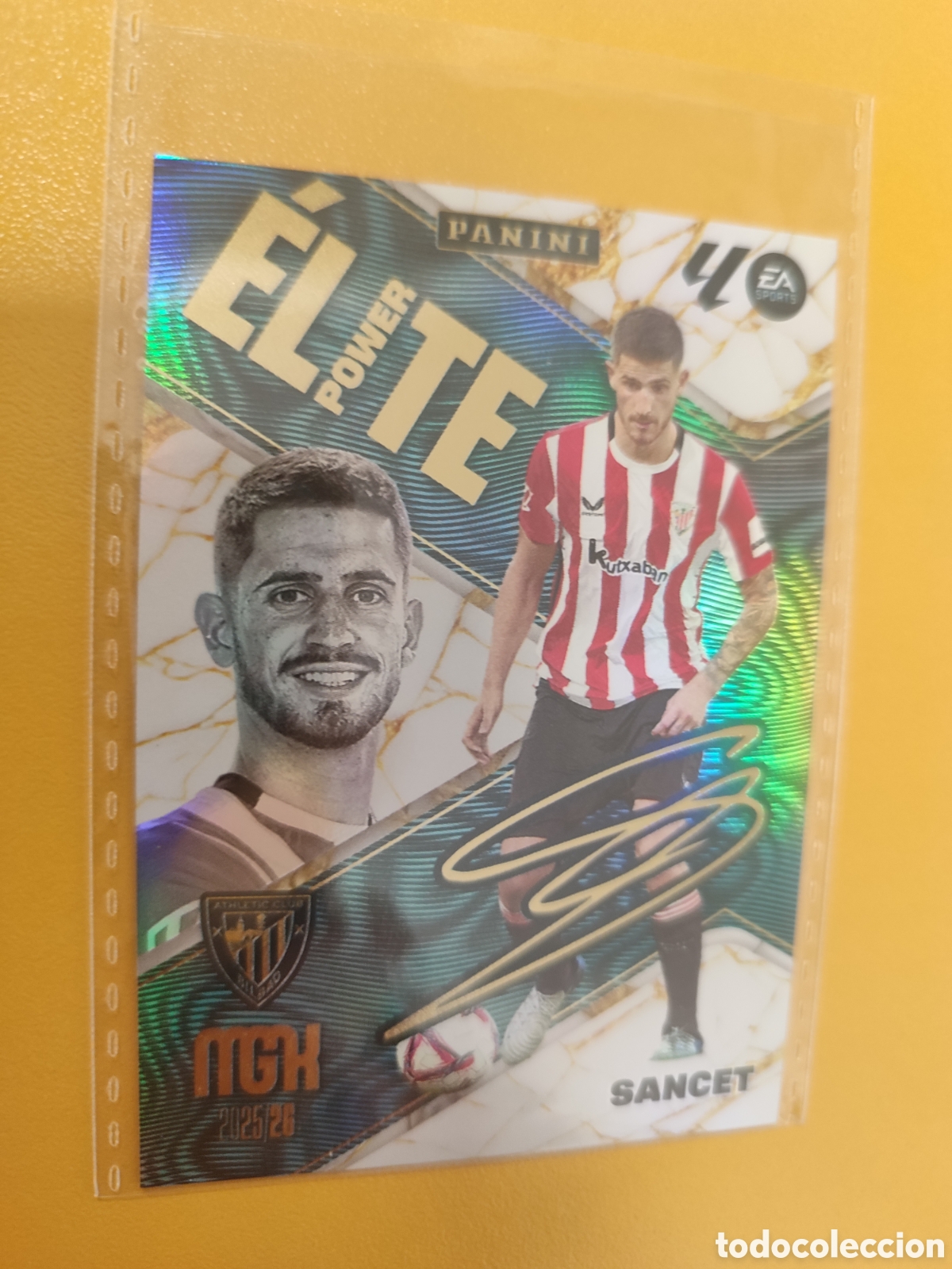 Fu&szlig;ball-Sticker: Sancet Elite Power firmado Megacraks 25/26