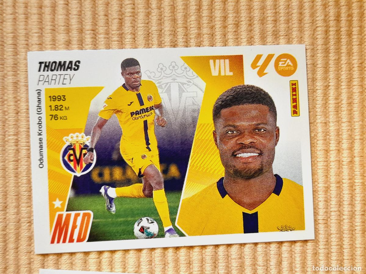 Cromos de f&uacute;tbol: CROMO 14 BIS THOMAS (COLOCA) VILLARREAL CF LIGA 25-26 2025 2026 ALBUM ESTE