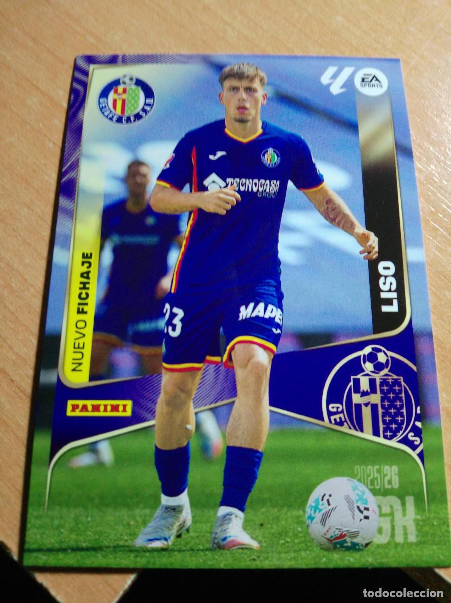 Cromos de f&uacute;tbol: 479 LISO NUEVO FICHAJE DEL GETAFE 25 26 MGK 2025 2026 NUEVO DE SOBRE