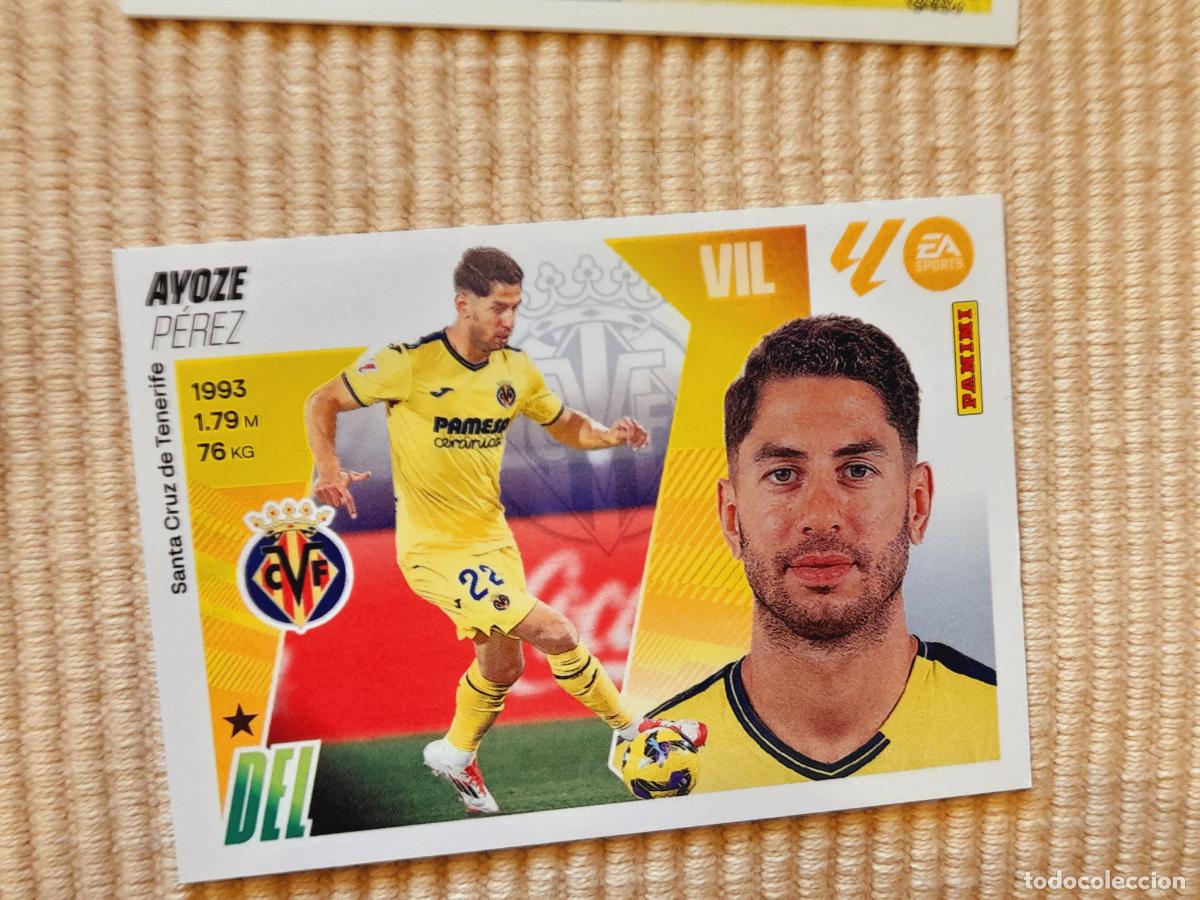 Cromos de f&uacute;tbol: CROMO 19 AYOZE (VILLARREAL CF) LIGA 25-26 2025 2026 ALBUM ESTE