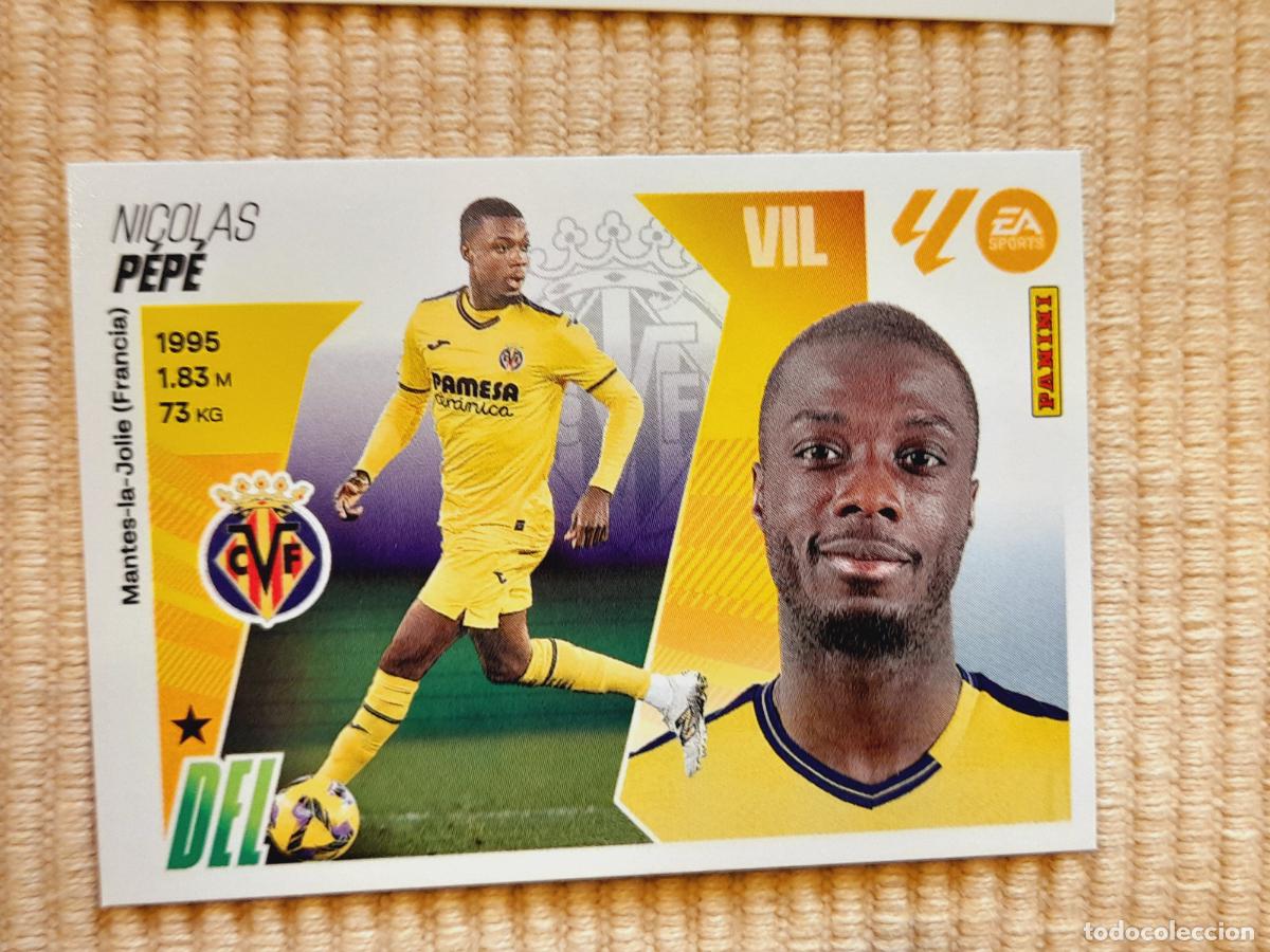 Cromos de f&uacute;tbol: CROMO 17 PEPE (VILLARREAL CF) LIGA 25-26 2025 2026 ALBUM ESTE