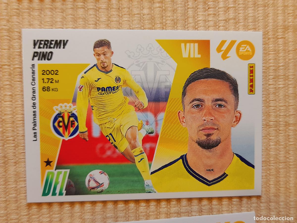 Cromos de f&uacute;tbol: CROMO 15 YEREMY PINO (VILLARREAL CF) LIGA 25-26 2025 2026 ALBUM ESTE