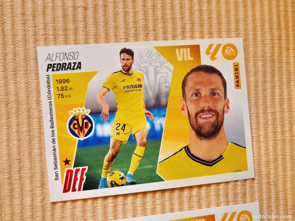 Cromos de f&uacute;tbol: CROMO 10 PEDARAZA (VILLARREAL CF) LIGA 25-26 2025 2026 ALBUM ESTE