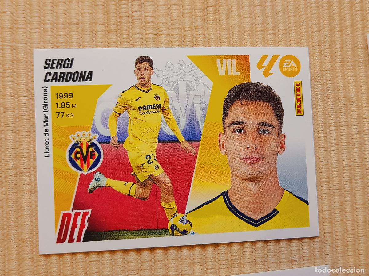 Cromos de f&uacute;tbol: CROMO 9 SERGI CARDONA (VILLARREAL CF) LIGA 25-26 2025 2026 ALBUM ESTE