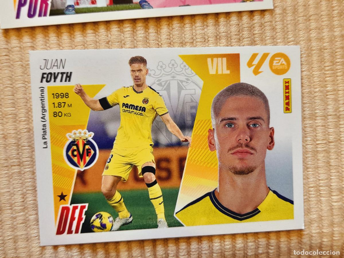 Cromos de f&uacute;tbol: CROMO 6 FOYTH (VILLARREAL CF) LIGA 25-26 2025 2026 ALBUM ESTE