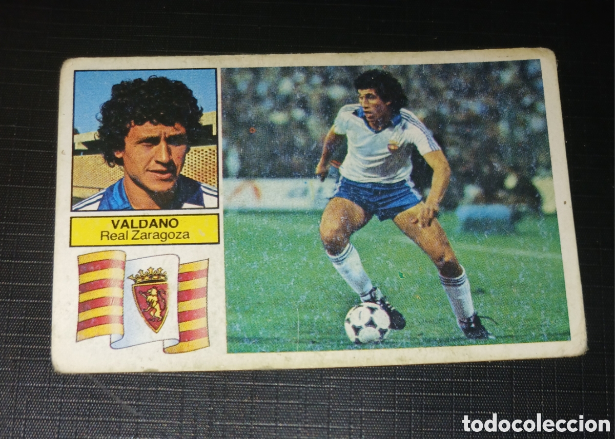 Cromos de f&uacute;tbol: Cromo Valdano - Real Zaragoza - Liga 82 83 / 1982 1983 - Ed. Este