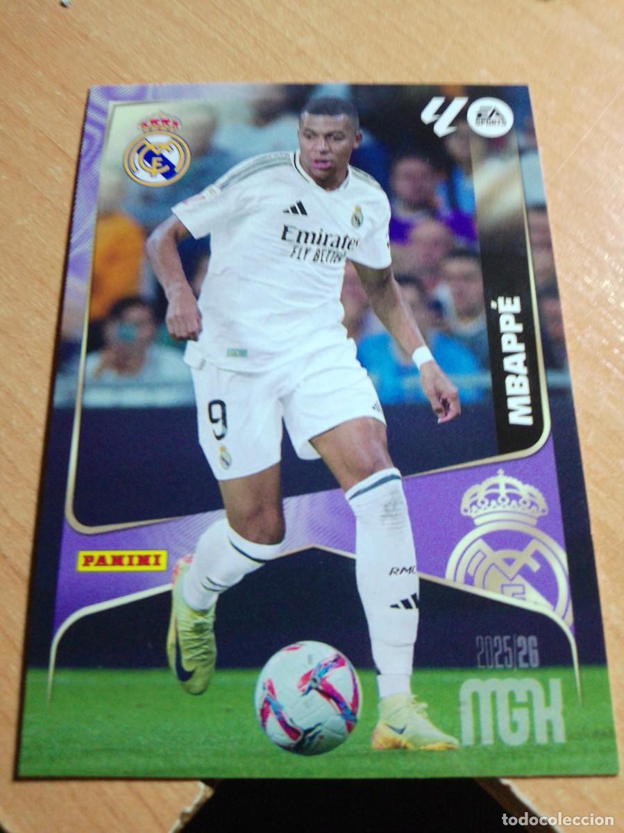 Cromos de f&uacute;tbol: 232 MBAPPE DEL REAL MADRID 25 26 MGK 2025 2026 NUEVO DE SOBRE