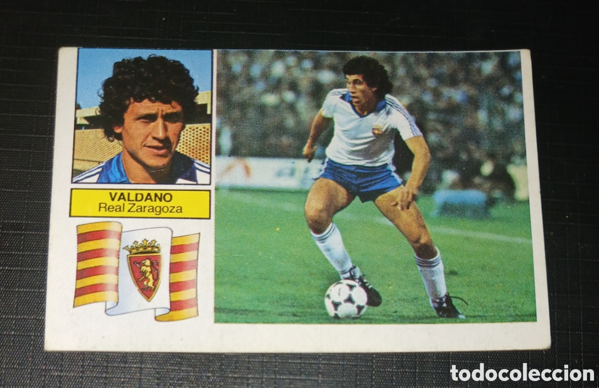Fu&szlig;ball-Sticker: Cromo Valdano - Real Zaragoza - Liga 82 83 / 1982 1983 - Ed. Este