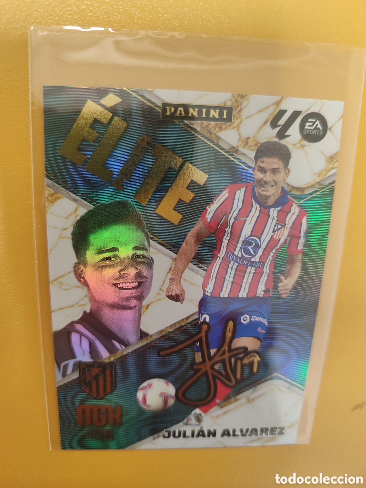 Cromos de Futebol: Juli&aacute;n &Aacute;lvarez &Eacute;lite Power firmado MGK 25/26