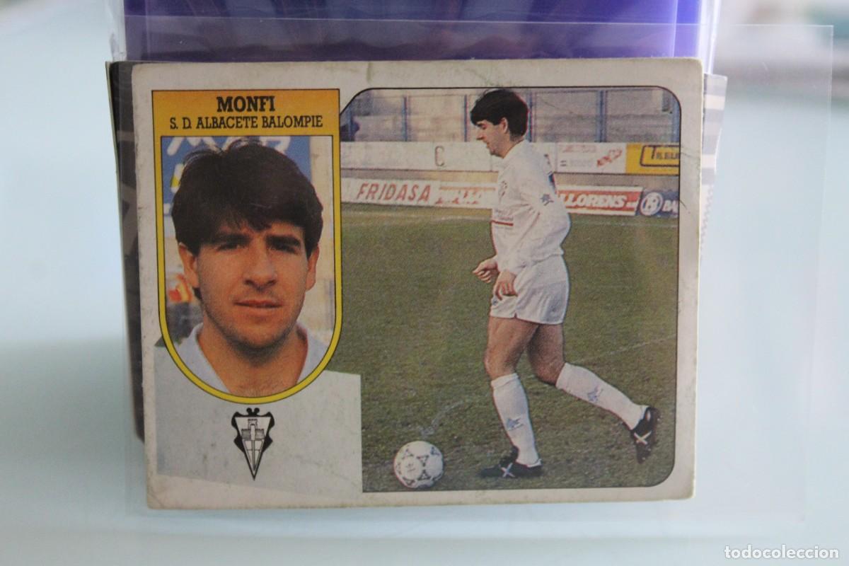Cromos de f&uacute;tbol: ESTE 91 92 JON GARC&Iacute;A BAJA RECUPERADO DE &Aacute;LBUM