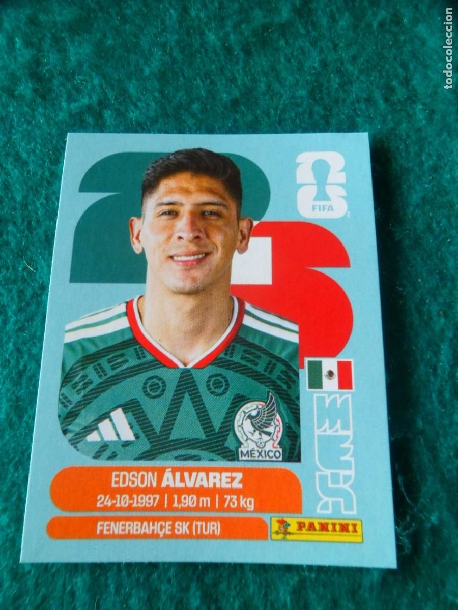 Cromos de f&uacute;tbol: CROMO FIFA WORLD CUP 2026. PANINI. EDSON &Aacute;LVAREZ. MEX 10