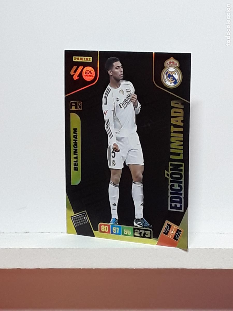Cromos de f&uacute;tbol: ADRENALYN 2025 2026 25 26 ALBUM PANINI LIGA N LIMITADA REAL MADRID JUDE BELLINGHAM