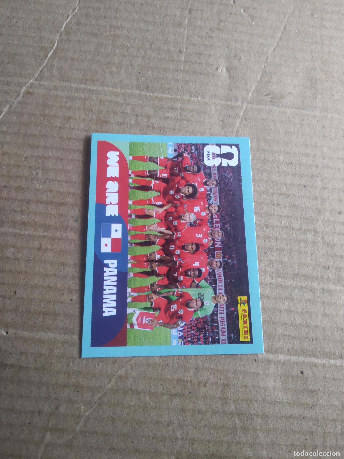 Cromos de f&uacute;tbol: PAN 13 EQUIPO PLANTILLA PANAMA CROMO FUTBOL PANINI MUNDIAL 2026 WORLD CUP COPA MUNDO