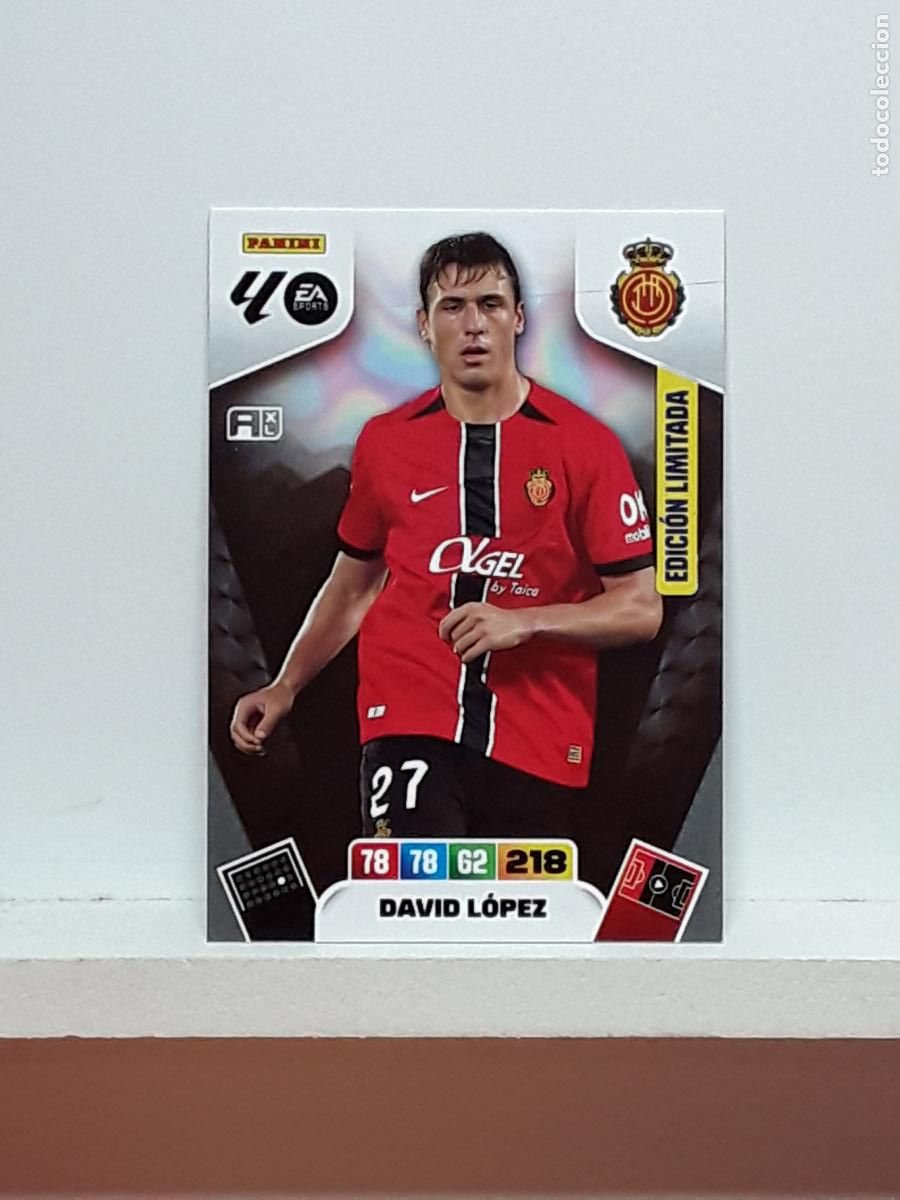 Football Stickers: ADRENALYN 2025 2026 25 26 ALBUM PANINI LIGA N LIMITADA MALLORCA DAVID LOPEZ
