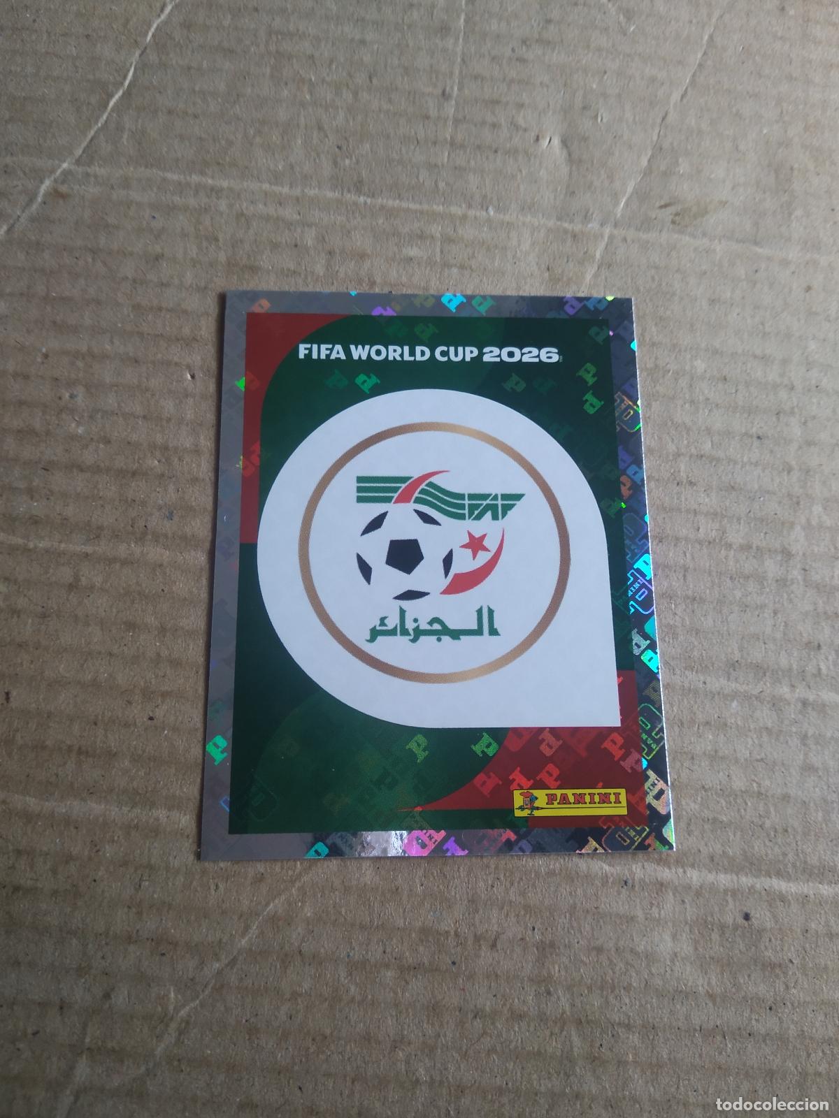 Cromos de f&uacute;tbol: ALG 1 ESCUDO ARGELIA CROMO FUTBOL PANINI MUNDIAL 2026 WORLD CUP COPA MUNDO