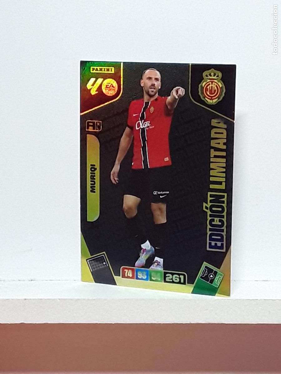Cromos de f&uacute;tbol: ADRENALYN 2025 2026 25 26 ALBUM PANINI LIGA N LIMITADA MALLORCA MURIQI