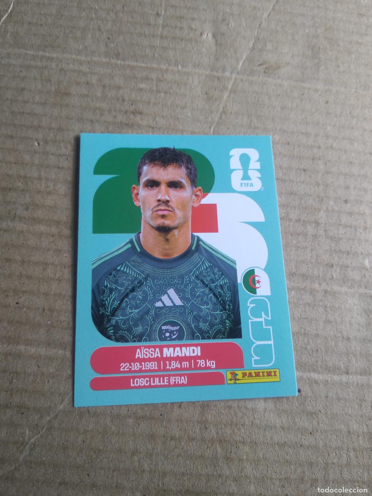 Cromos de f&uacute;tbol: ALG 7 AISSA MANDI ARGELIA CROMO FUTBOL PANINI MUNDIAL 2026 WORLD CUP COPA MUNDO