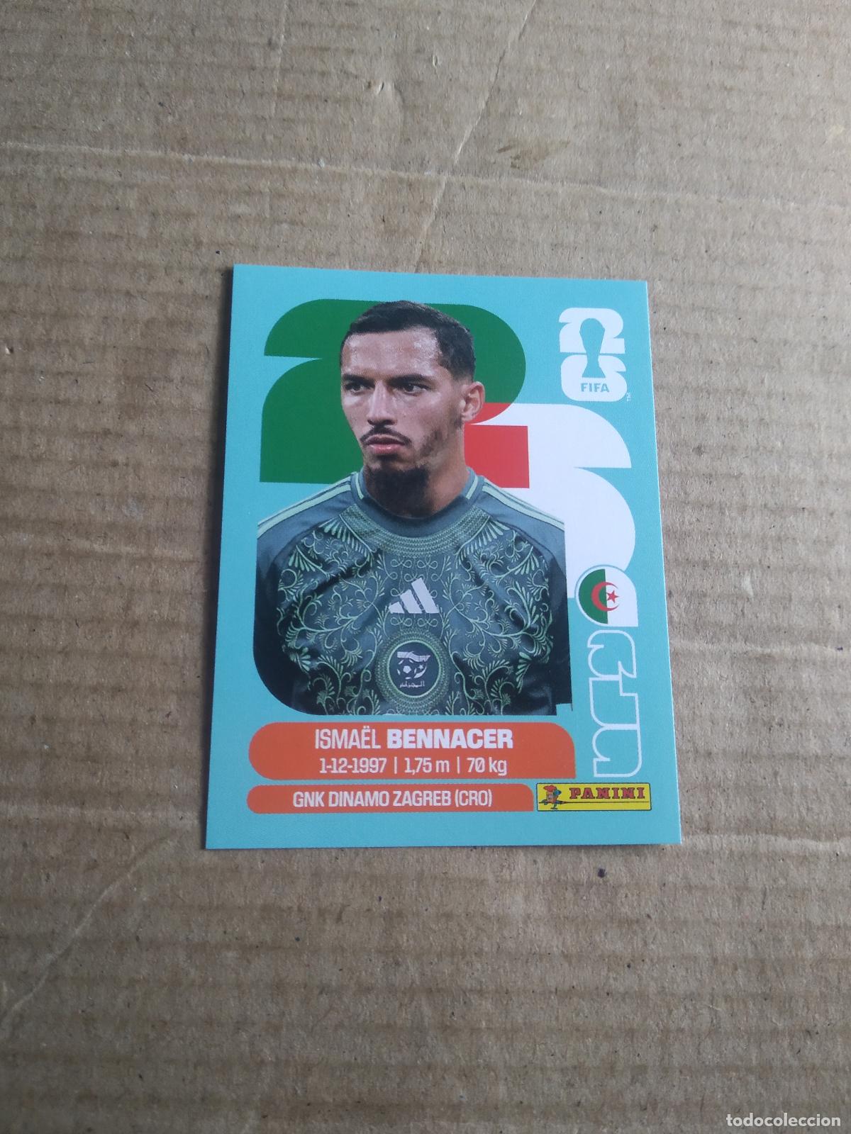 Cromos de f&uacute;tbol: ALG 8 ISMAEL BENNACER ARGELIA CROMO FUTBOL PANINI MUNDIAL 2026 WORLD CUP COPA MUNDO