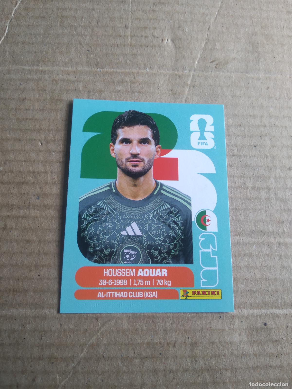 Cromos de f&uacute;tbol: ALG 9 HOUSSEM AOUAR ARGELIA CROMO FUTBOL PANINI MUNDIAL 2026 WORLD CUP COPA MUNDO