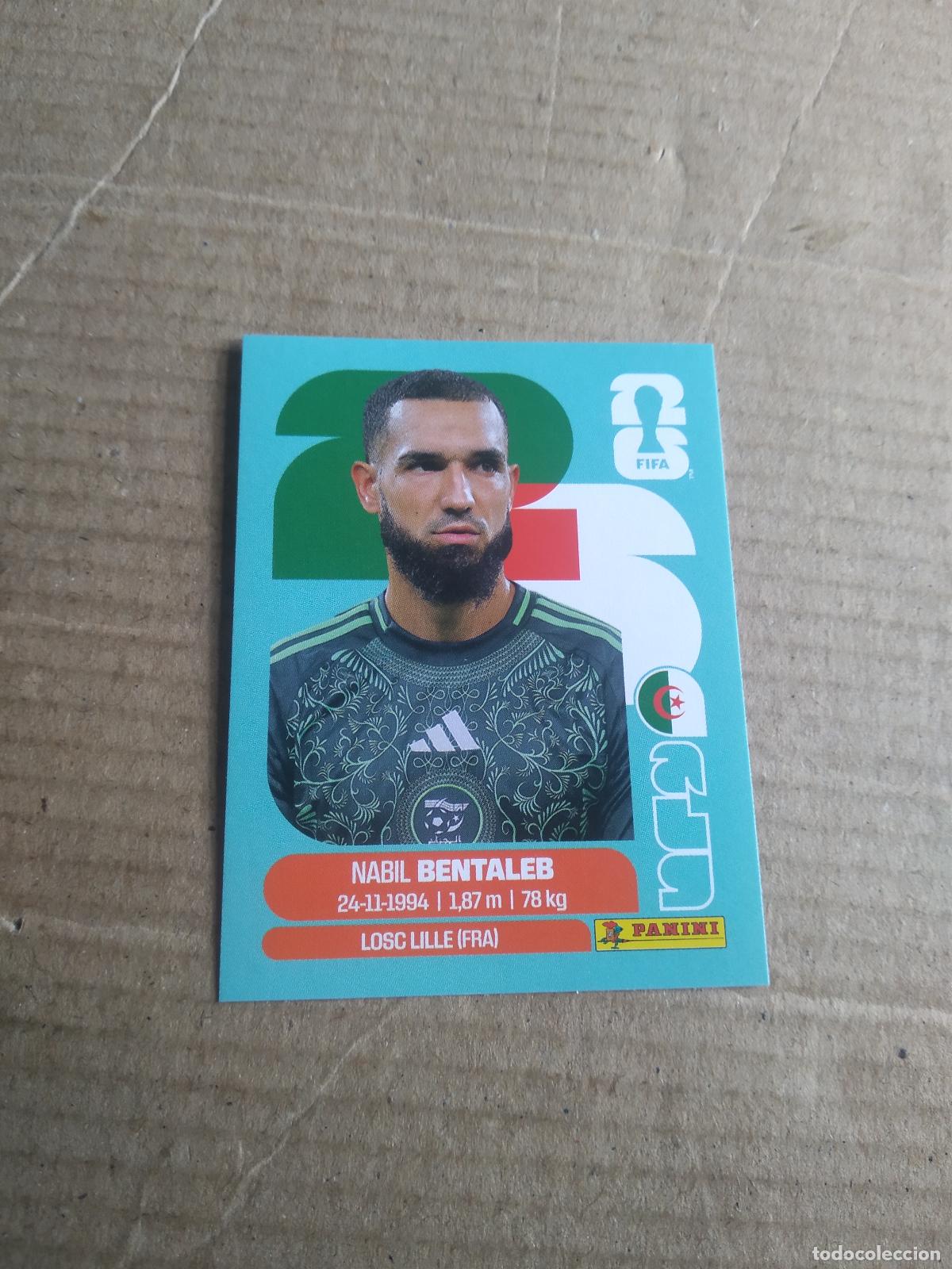 Cromos de f&uacute;tbol: ALG 12 NABIL BENTALEB ARGELIA CROMO FUTBOL PANINI MUNDIAL 2026 WORLD CUP COPA MUNDO