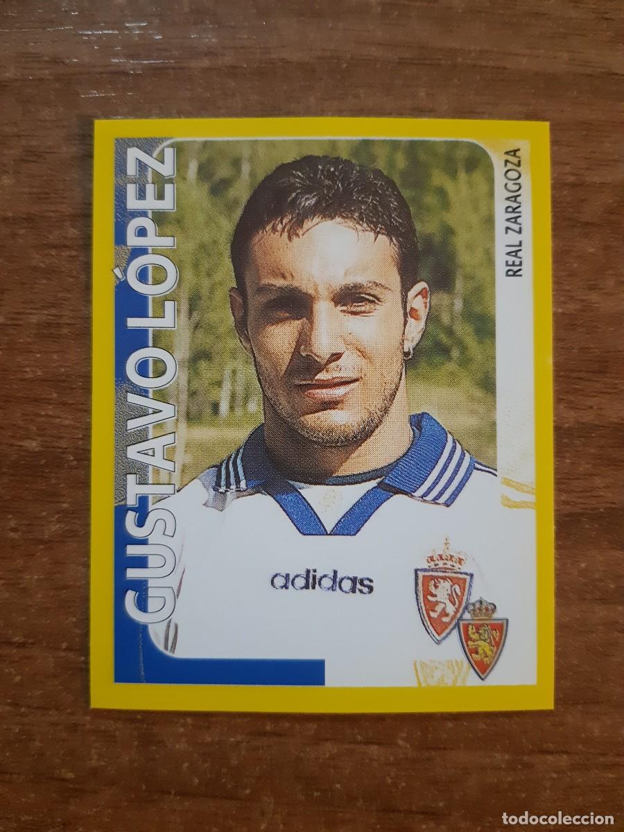 Cromos de f&uacute;tbol: N&deg;498 GUSTAVO L&Oacute;PEZ ZARAGOZA SUPER CAMPEONATO 98-99 PANINI SPORTS. NUNCA PEGADO, SIN PEGAR