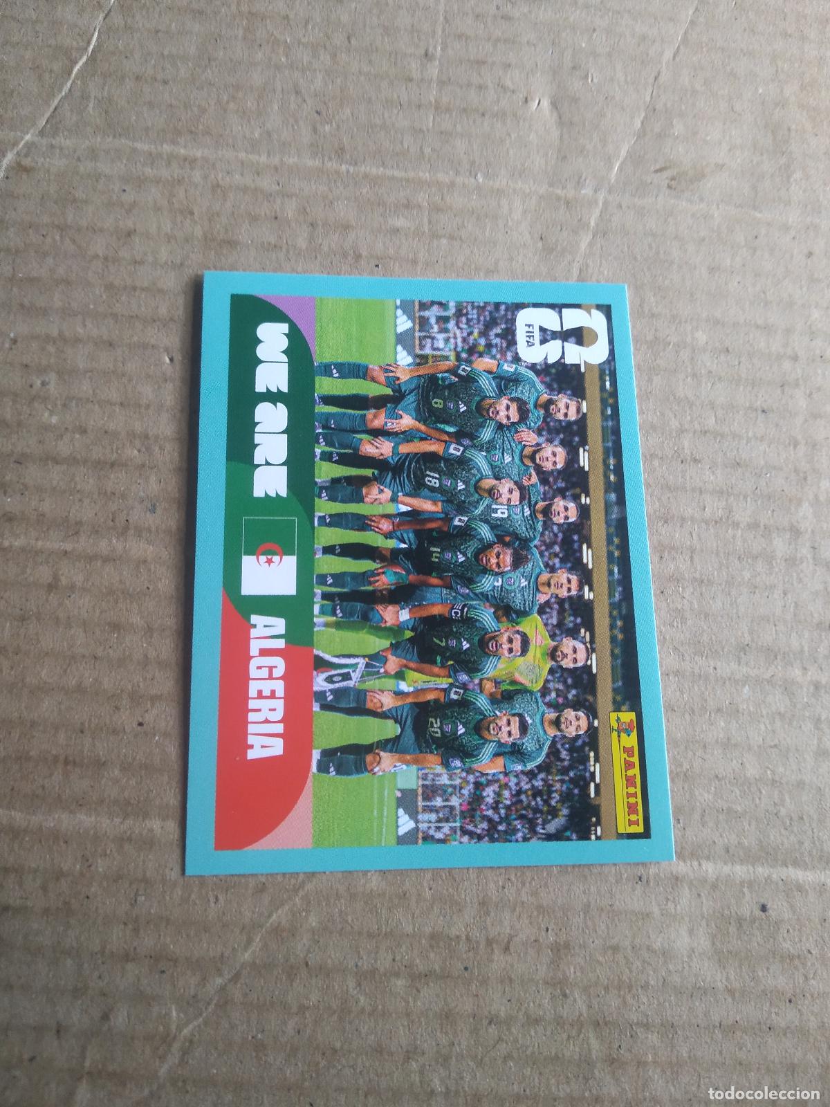 Cromos de f&uacute;tbol: ALG 13 EQUIPO PLANTILLA ARGELIA CROMO FUTBOL PANINI MUNDIAL 2026 WORLD CUP COPA MUNDO