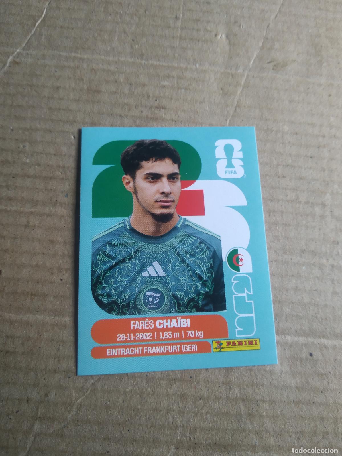Cromos de f&uacute;tbol: ALG 14 FARES CHAIBI ARGELIA CROMO FUTBOL PANINI MUNDIAL 2026 WORLD CUP COPA MUNDO