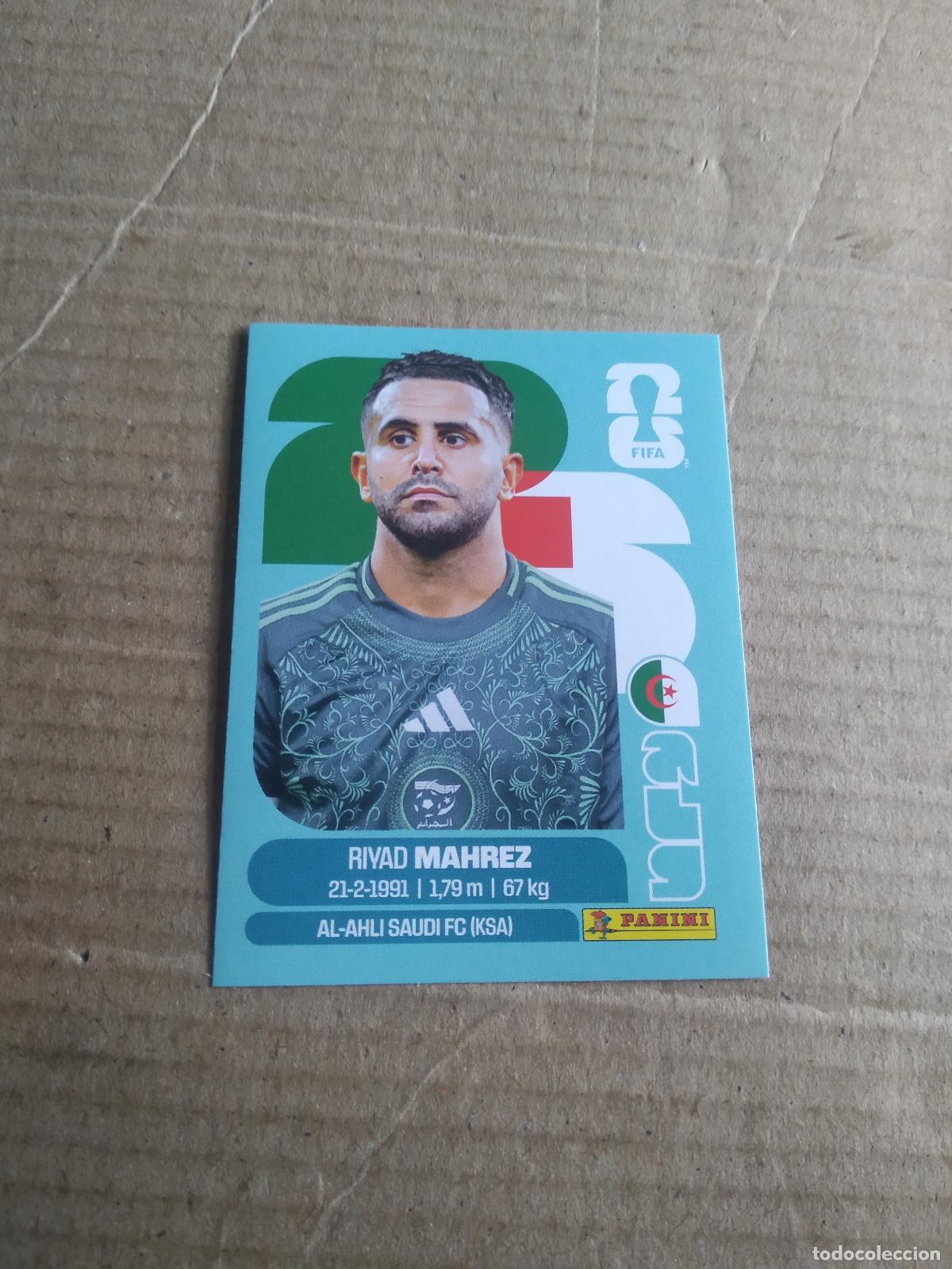 Cromos de f&uacute;tbol: ALG 15 RIYAD MAHREZ ARGELIA CROMO FUTBOL PANINI MUNDIAL 2026 WORLD CUP COPA MUNDO