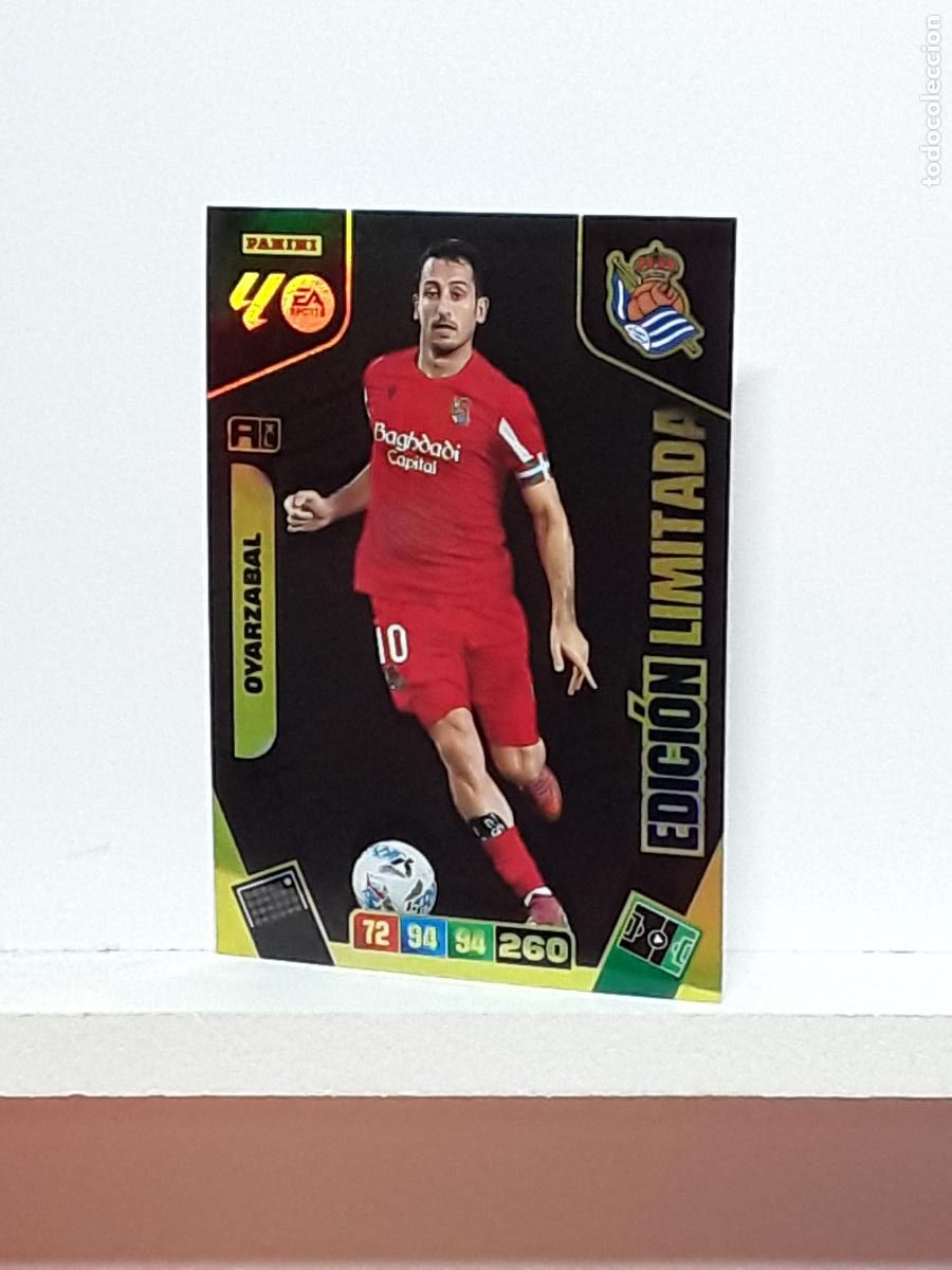 Cromos de f&uacute;tbol: ADRENALYN 2025 2026 25 26 ALBUM PANINI LIGA N LIMITADA REAL SOCIEDAD OYARZABAL