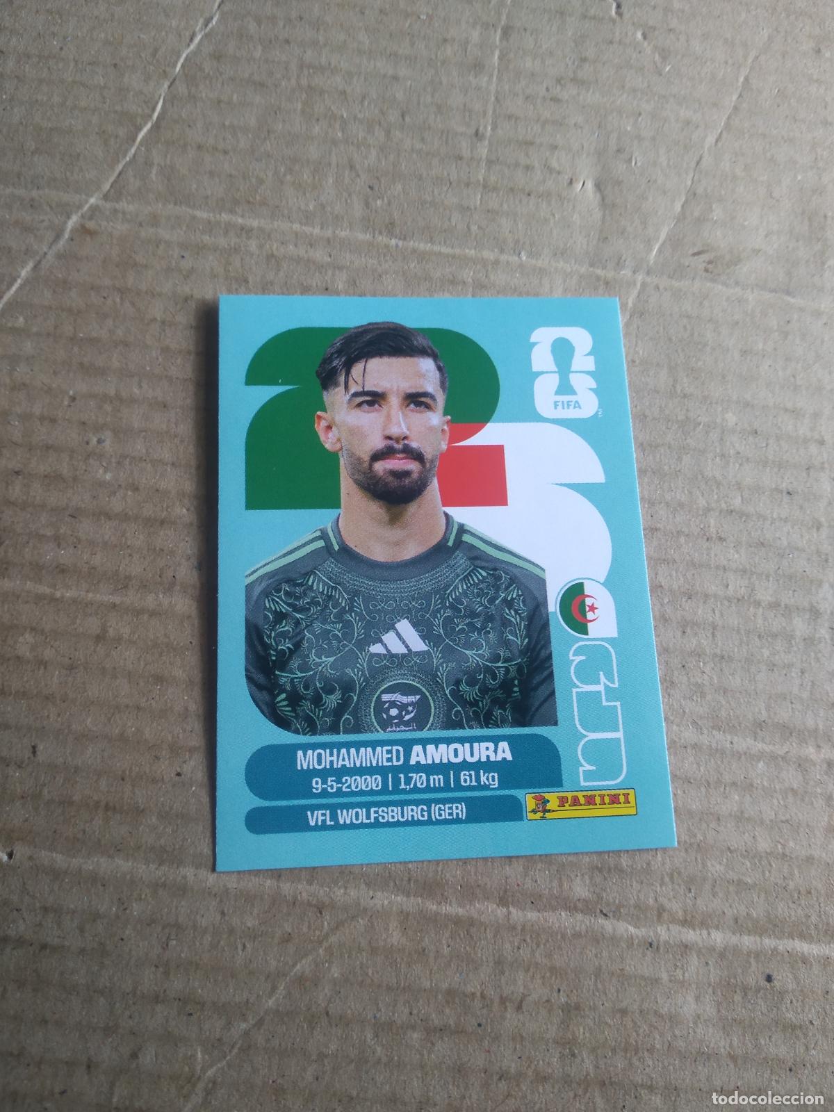 Cromos de f&uacute;tbol: ALG 20 MOHAMMED AMOURA ARGELIA CROMO FUTBOL PANINI MUNDIAL 2026 WORLD CUP COPA MUNDO