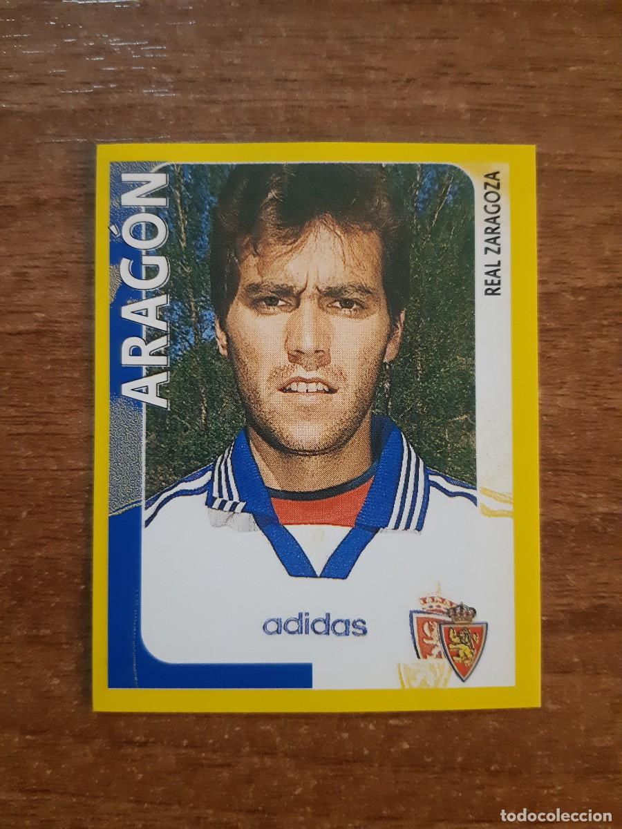 Cromos de f&uacute;tbol: N&deg;492 ARAG&Oacute;N ZARAGOZA SUPER CAMPEONATO 98-99 PANINI SPORTS. NUNCA PEGADO, SIN PEGAR