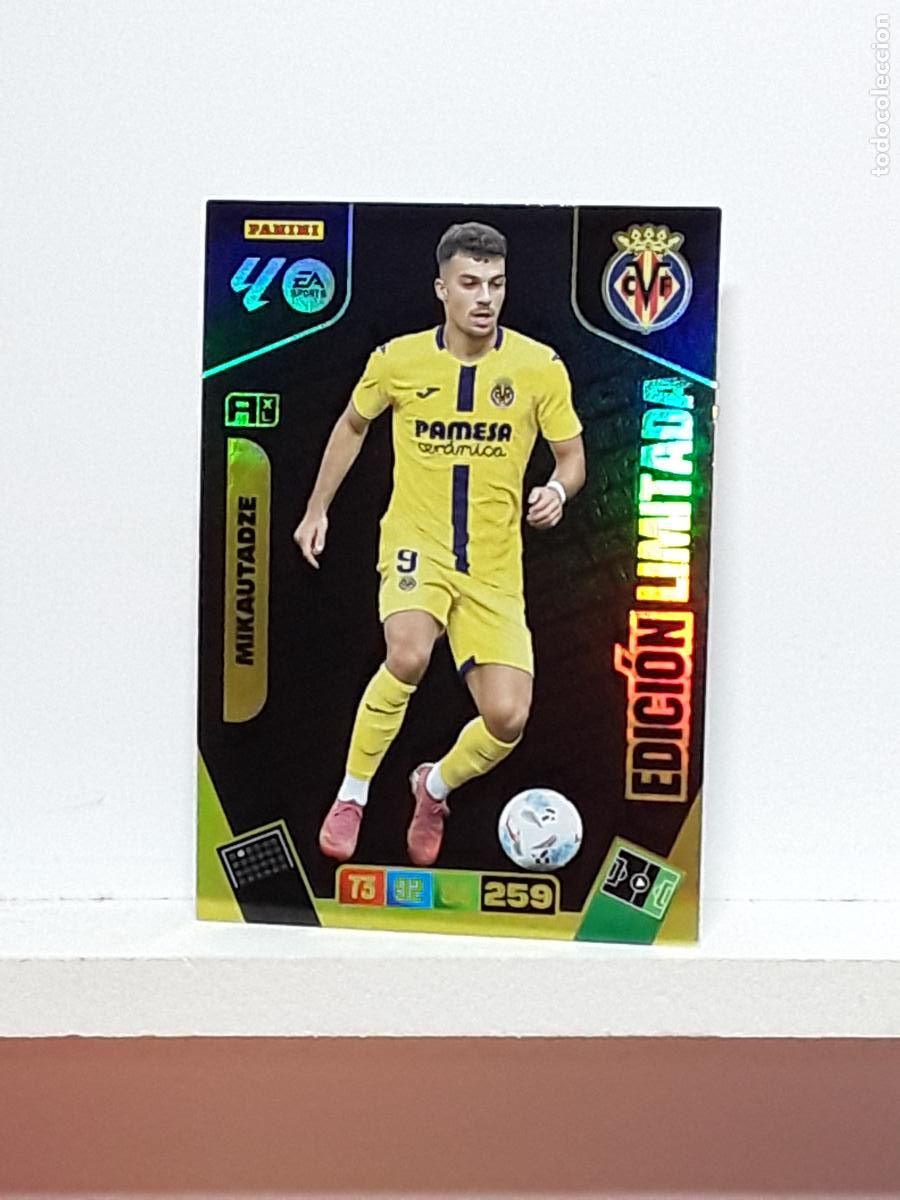 Cromos de f&uacute;tbol: ADRENALYN 2025 2026 25 26 ALBUM PANINI LIGA N LIMITADA VILLARREAL MIKAUTADZE