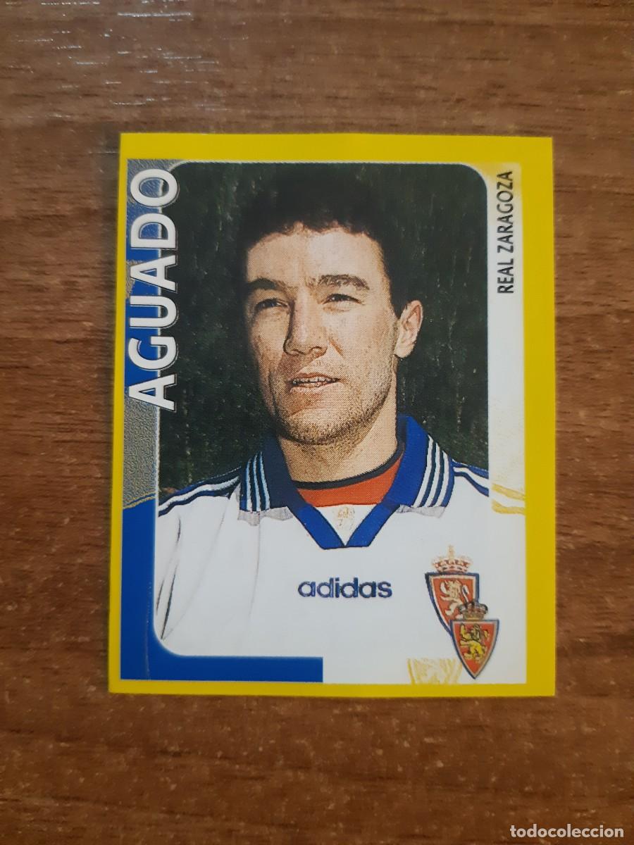 Cromos de f&uacute;tbol: N&deg;486 AGUADO ZARAGOZA SUPER CAMPEONATO 98-99 PANINI SPORTS. NUNCA PEGADO, SIN PEGAR