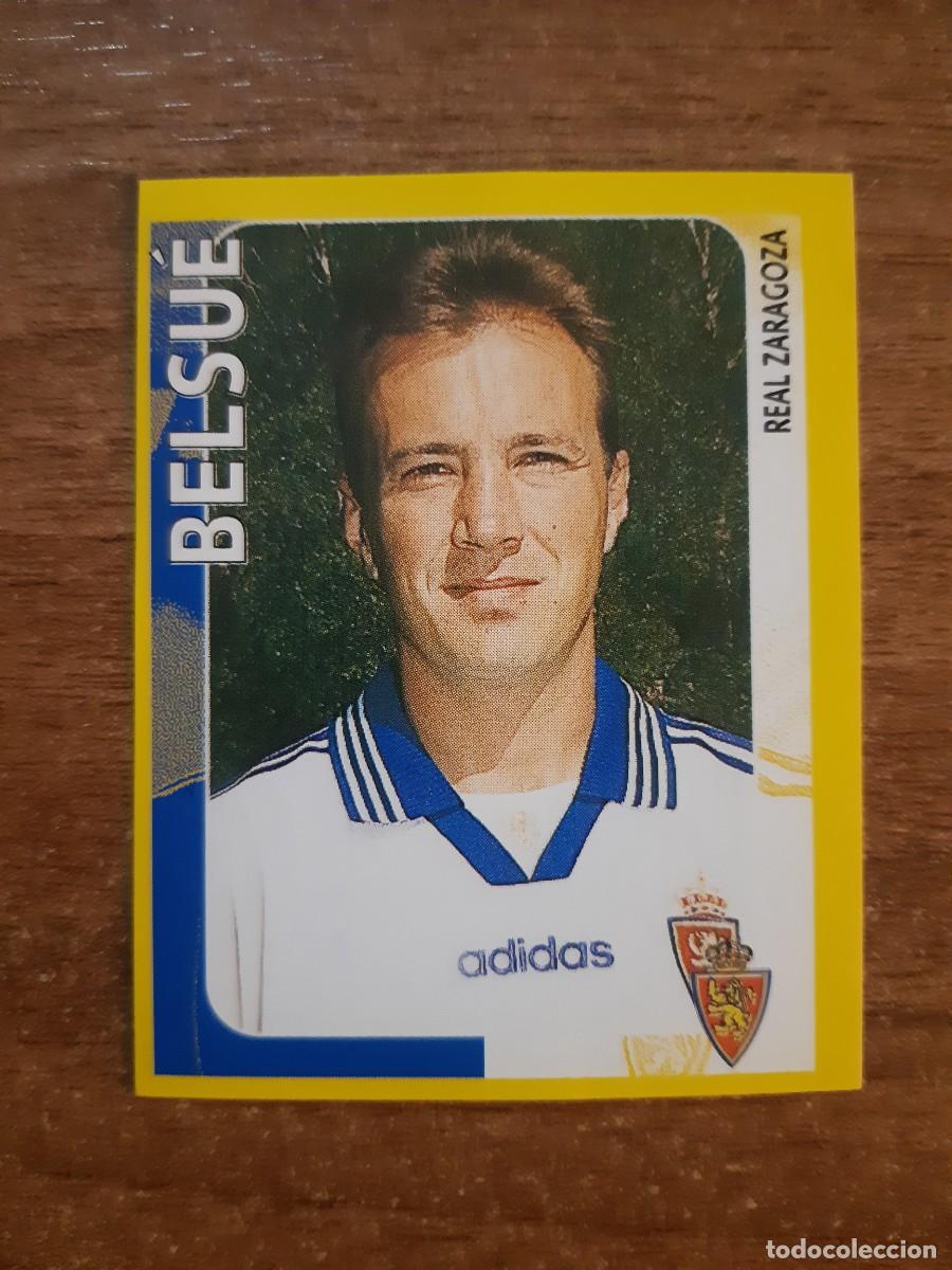 Cromos de f&uacute;tbol: N&deg;485 BELSUE ZARAGOZA SUPER CAMPEONATO 98-99 PANINI SPORTS. NUNCA PEGADO, SIN PEGAR