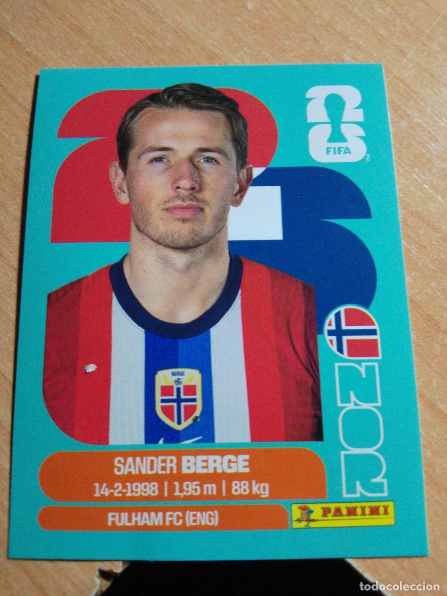 Cromos de f&uacute;tbol: BERGE NORUEGA NOR 11 MUNDIAL FIFA WORLD CUP 2026 26 PANINI STICKERS NUEVO