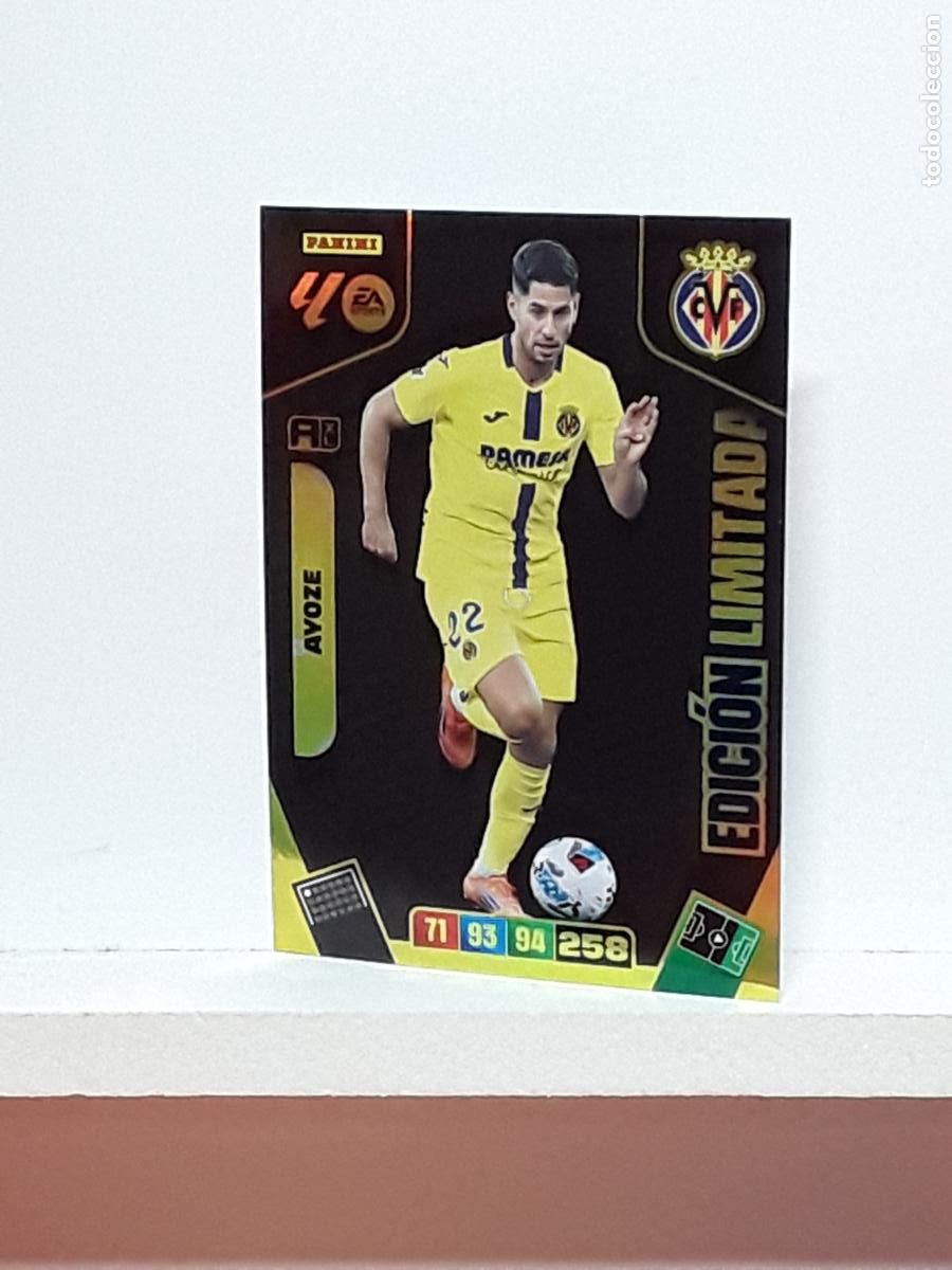 Cromos de f&uacute;tbol: ADRENALYN 2025 2026 25 26 ALBUM PANINI LIGA N LIMITADA VILLARREAL AYOZE