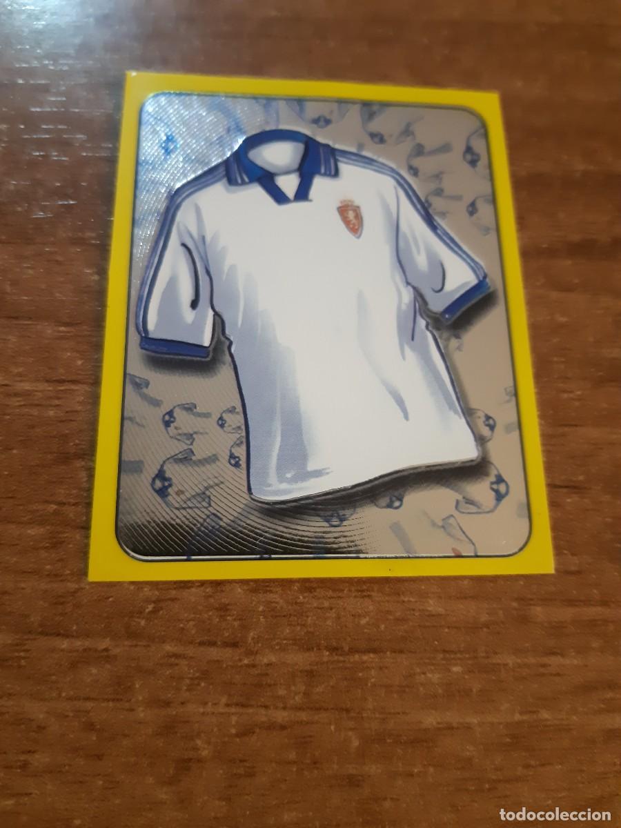 Cromos de f&uacute;tbol: N&deg;478 EQUIPACI&Oacute;N CAMISETA ZARAGOZA SUPER CAMPEONATO 98-99 PANINI SPORTS. NUNCA PEGADO, SIN PEGAR