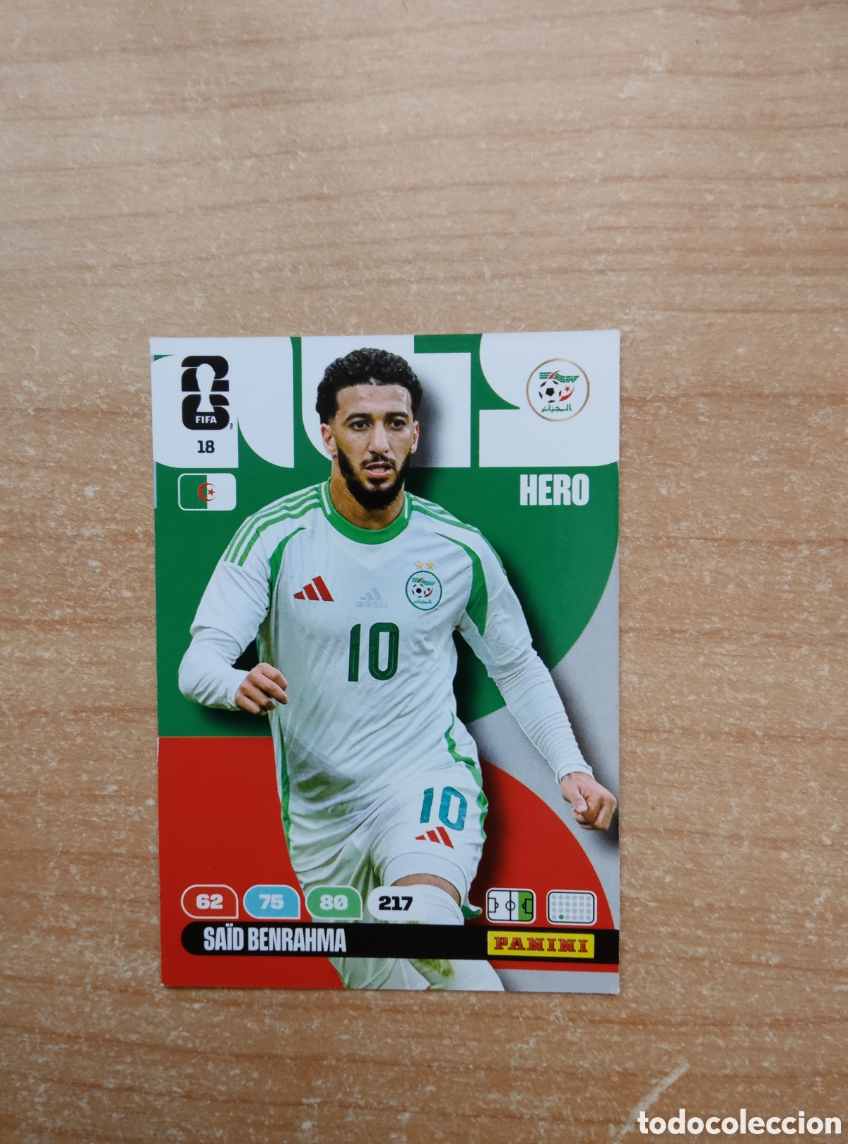 Cromos de f&uacute;tbol: 18 SAID BENRAHMA ARGELIA ADRENALYN XL MUNDIAL 2026