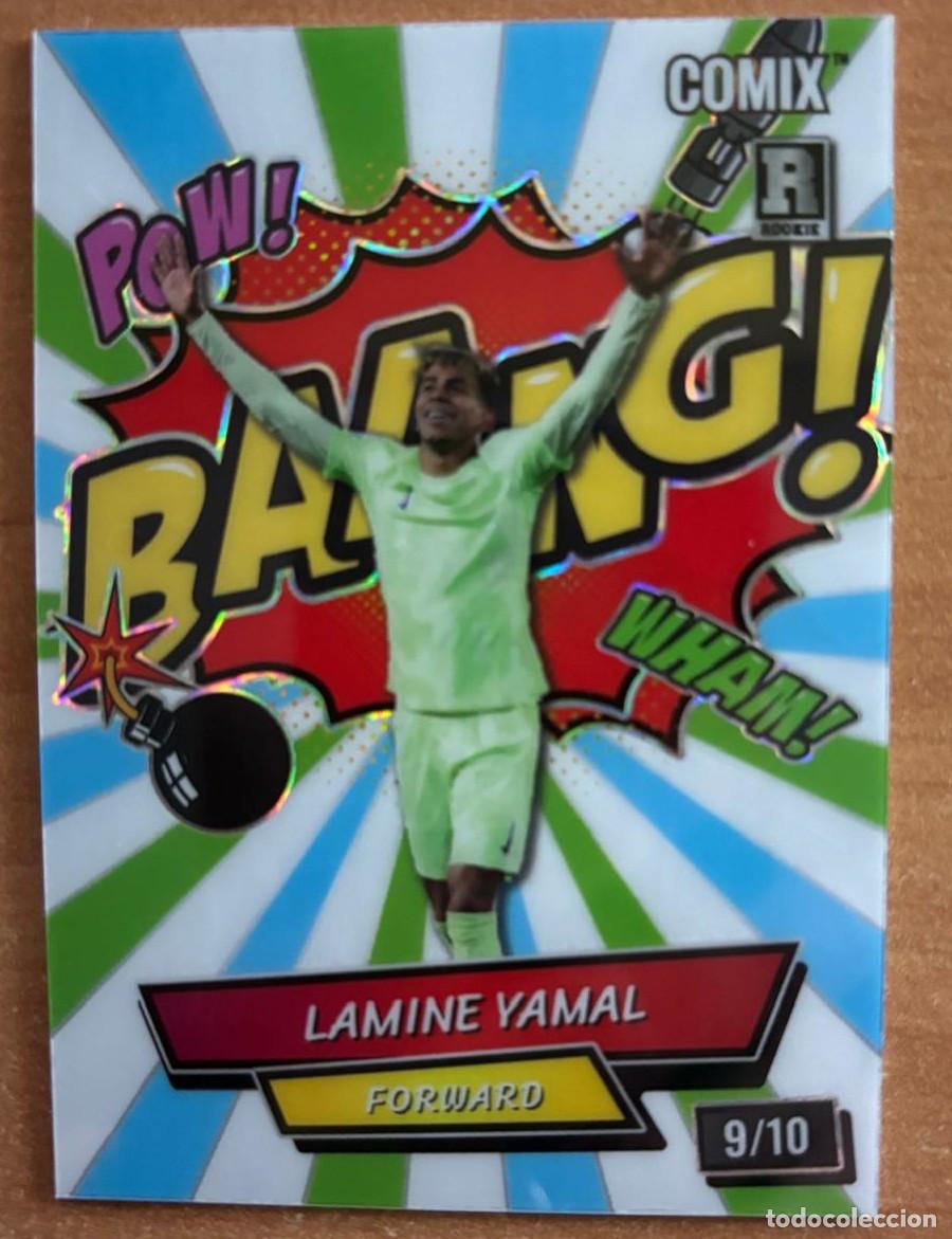 Cromos de f&uacute;tbol: WILD CARD 2024 LAMINE YAMAL (FC BARCELONA) ROOKIE NUMERADA /10